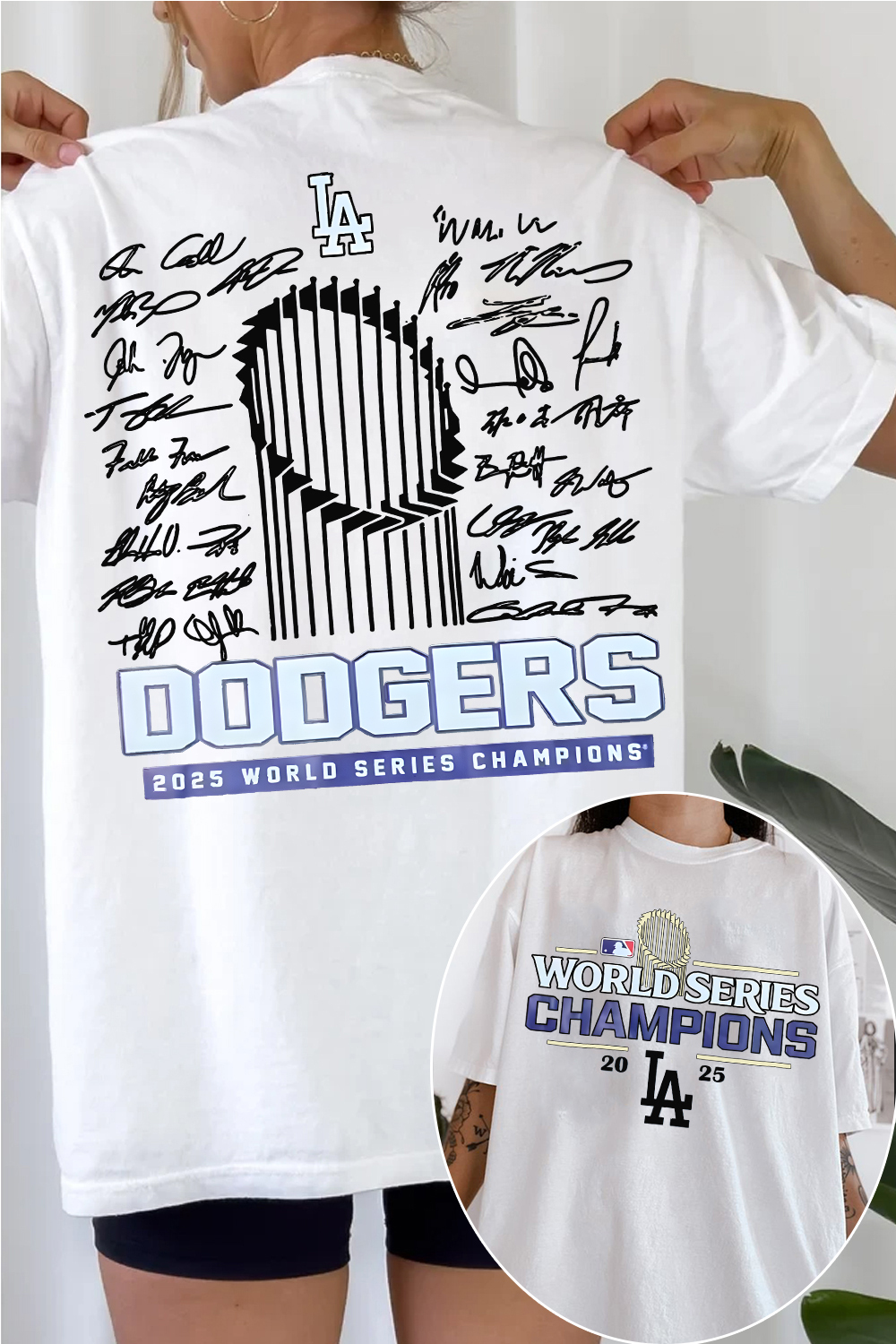 Dodgers 2025 World Series Champions Women Shirt