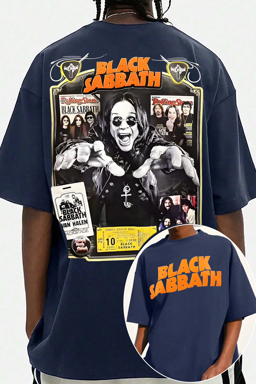 Blacksabbath Ozzyosbourne tee