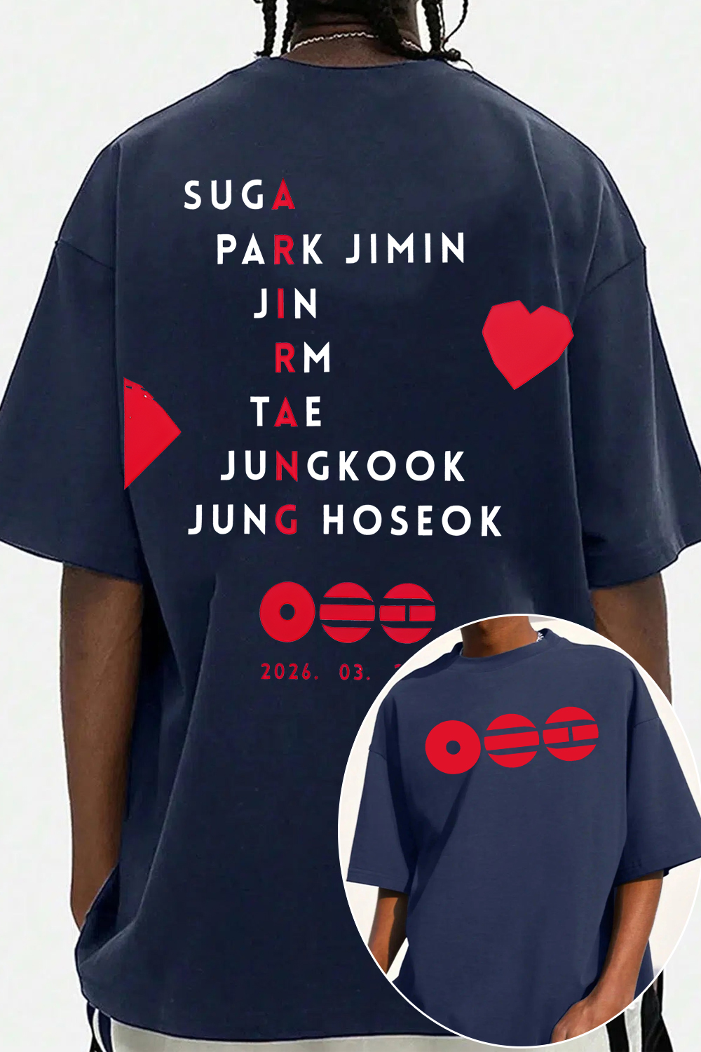 BTS Army Arirang Tee For Men