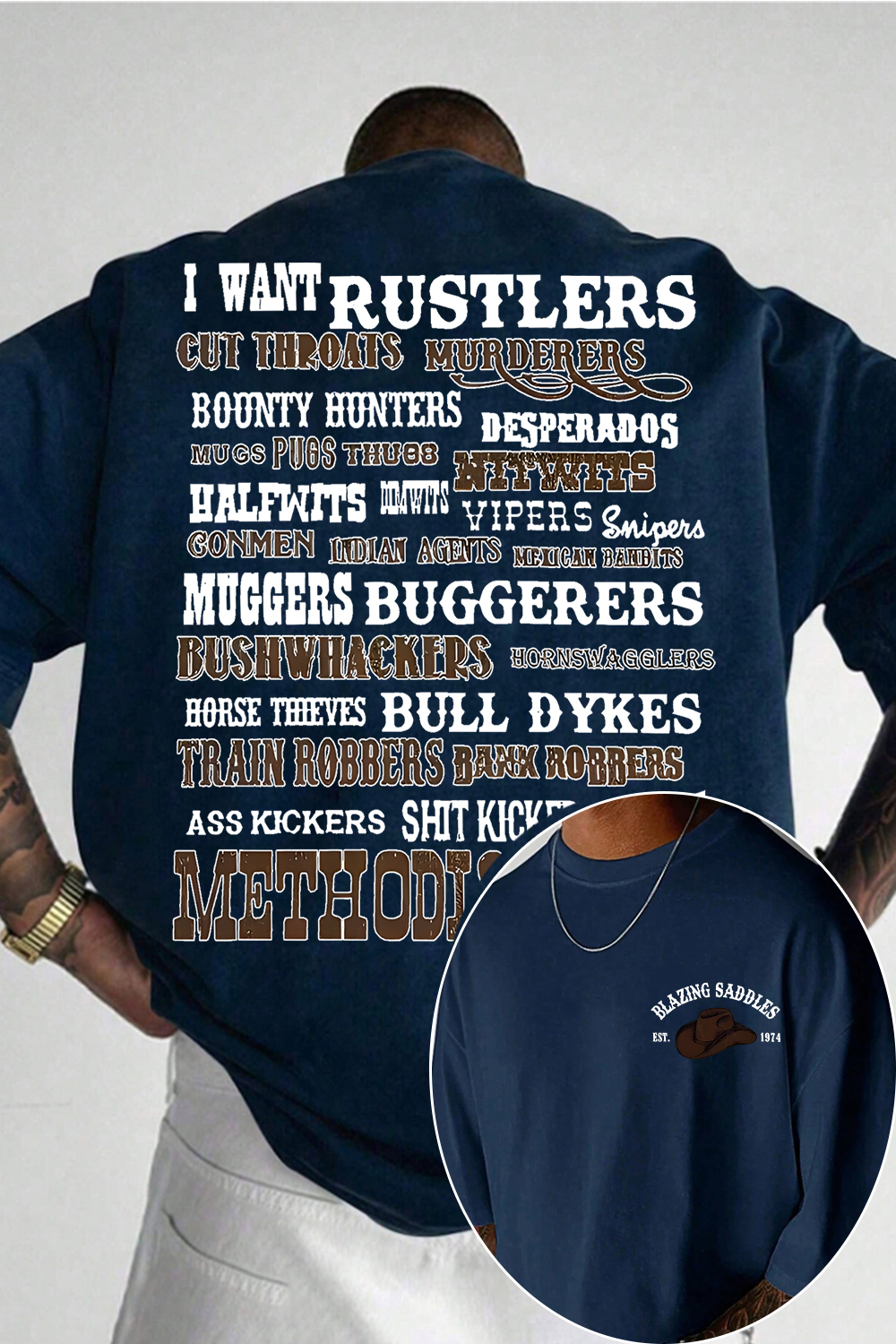 Blazingsaddles-1974 tee