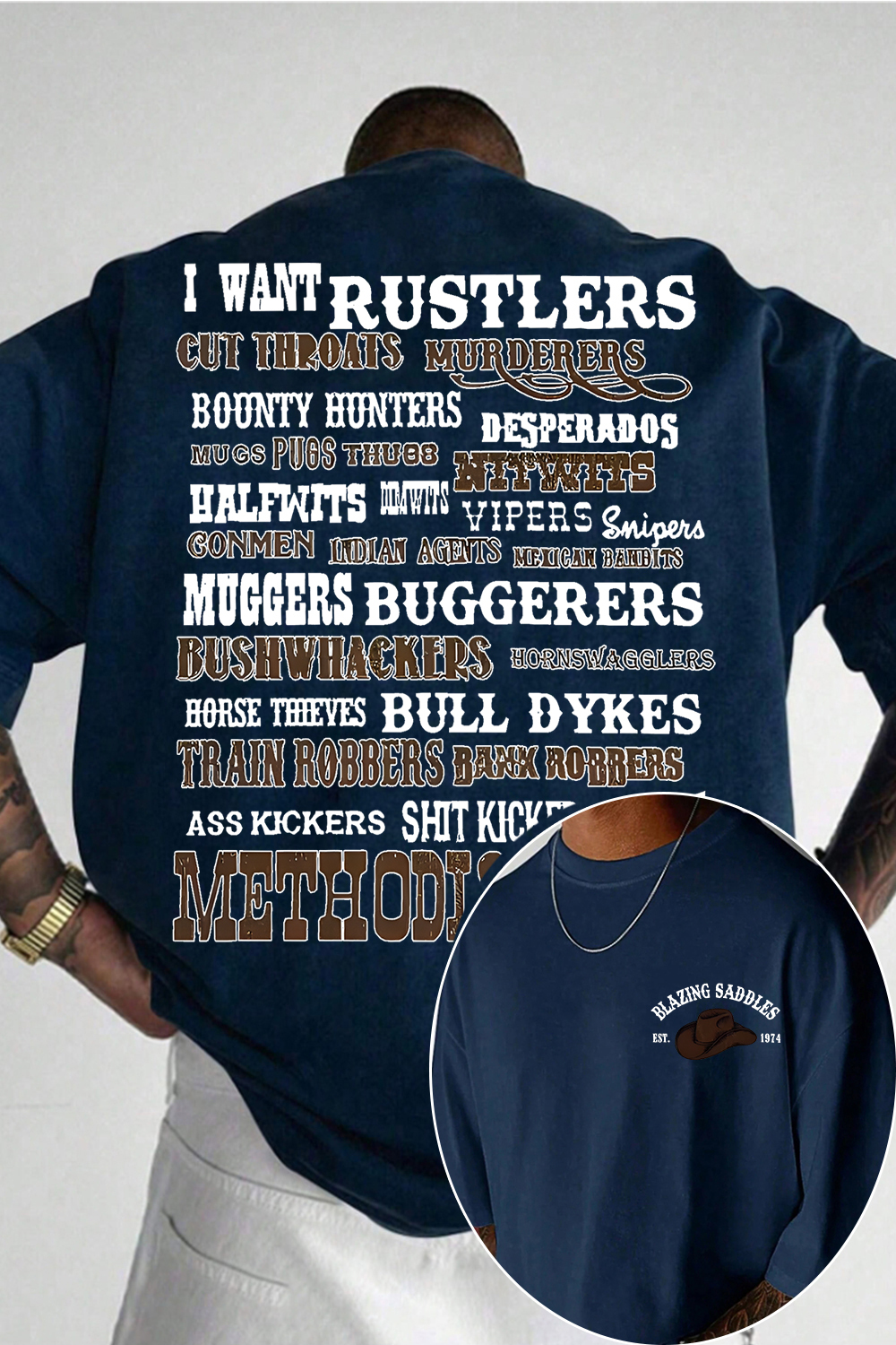 Blazingsaddles-1974 tee