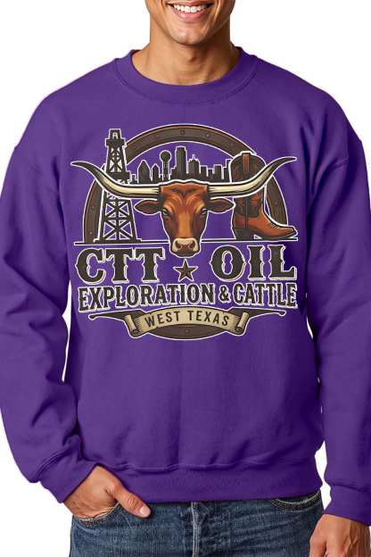 CTT Oil Exploration Cattle Sweatshirt