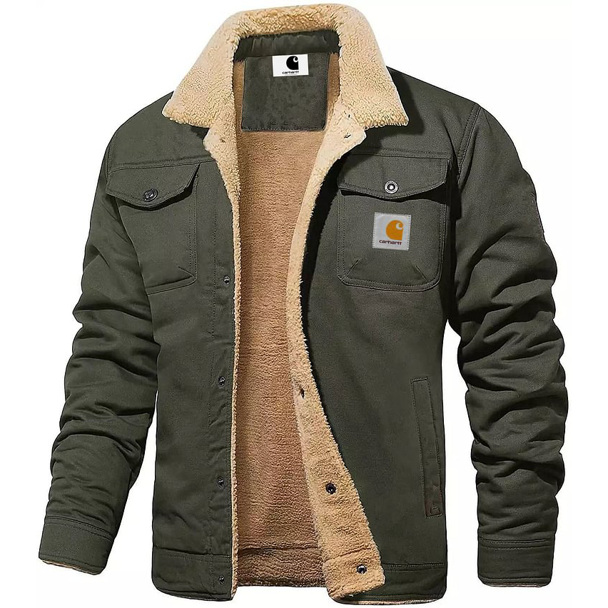 Relaxed Fit Fleece Jacket