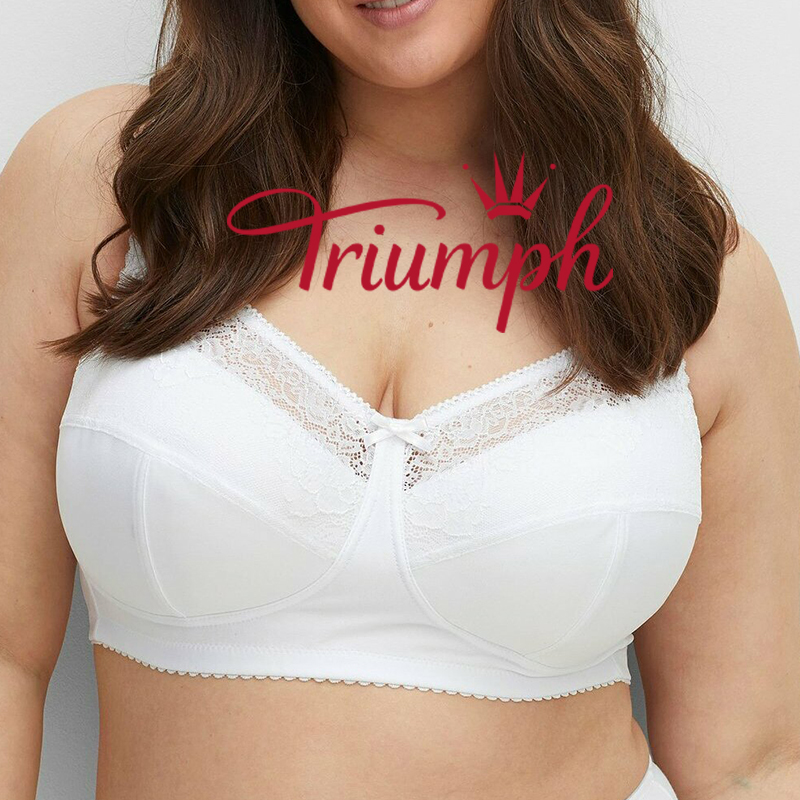 Triumph® - 👑3 броя ✨✨70% отстъпка💝Сутиен без кабели, сутиен с подплънки, прозрачен