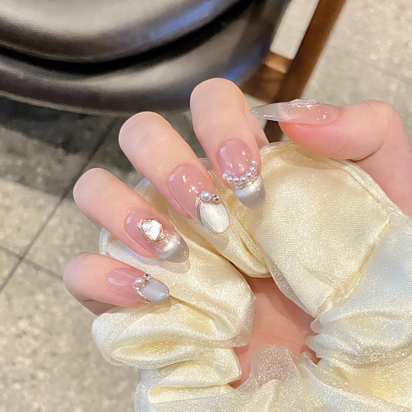 珍珠涟漪 | 短梯 | 中梯 | 长梯 | 杏仁 | 冰透渐变海洋之瞳 | 猫眼轻奢纯欲显白 | 纯手工穿戴甲