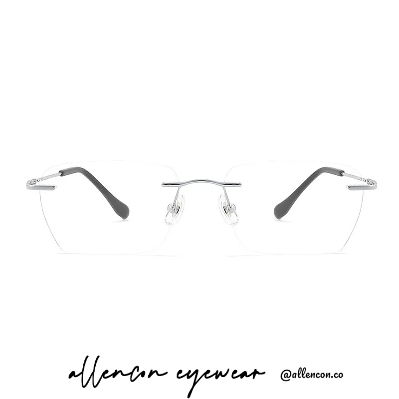 纯钛无框 | 轻熟轻时尚 | 温文尔雅丨超轻6g | 清冷气质 | 超弹镜腿 | 男款 