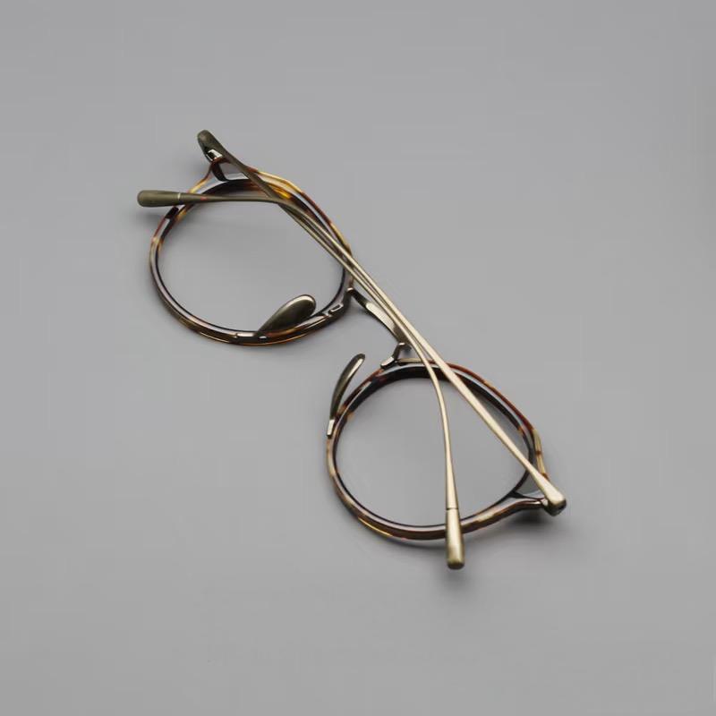 纯钛多边框丨设计师款丨文艺气质丨超轻仅10g丨男女同款丨KMN1113【全球购】