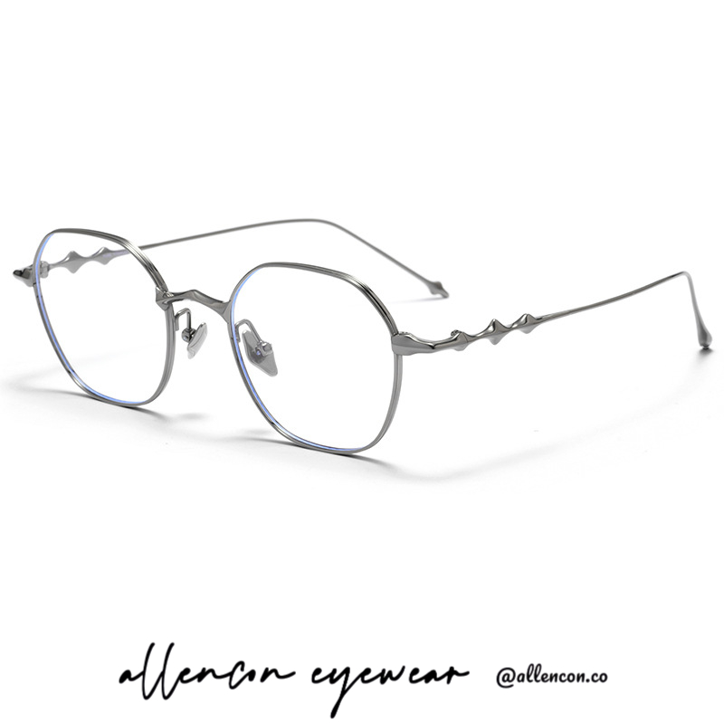 纯钛多边框丨星星眼镜框丨立体上镜丨男女同款【全球购】BSF20851