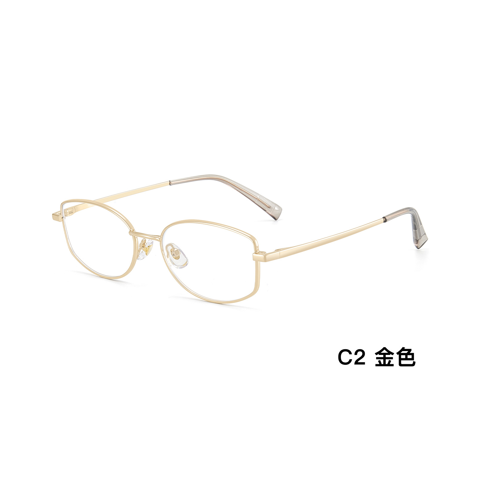 合金猫眼框丨清冷小窄框丨多边猫眼丨上脸显瘦丨女款DGF93121【全球购】