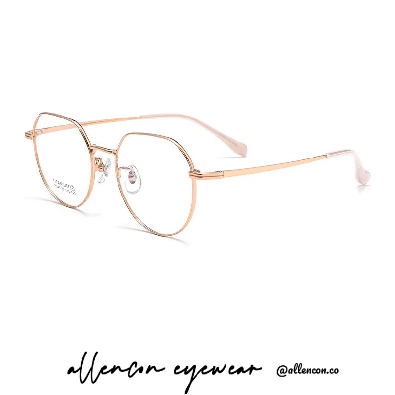 多边形半钛镜框 | 文艺复古 | 经典百搭 | 减龄学院风 | 自带修容 | 女款