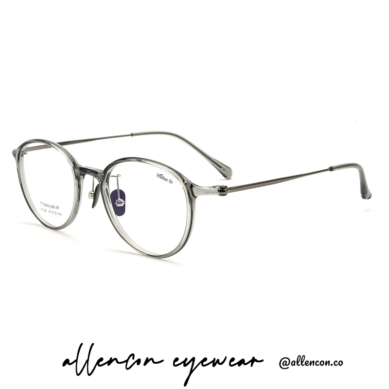 TR90圆框丨显白不挑肤色丨超轻6g羽钛丨男女同款 L9108Y【全球购】