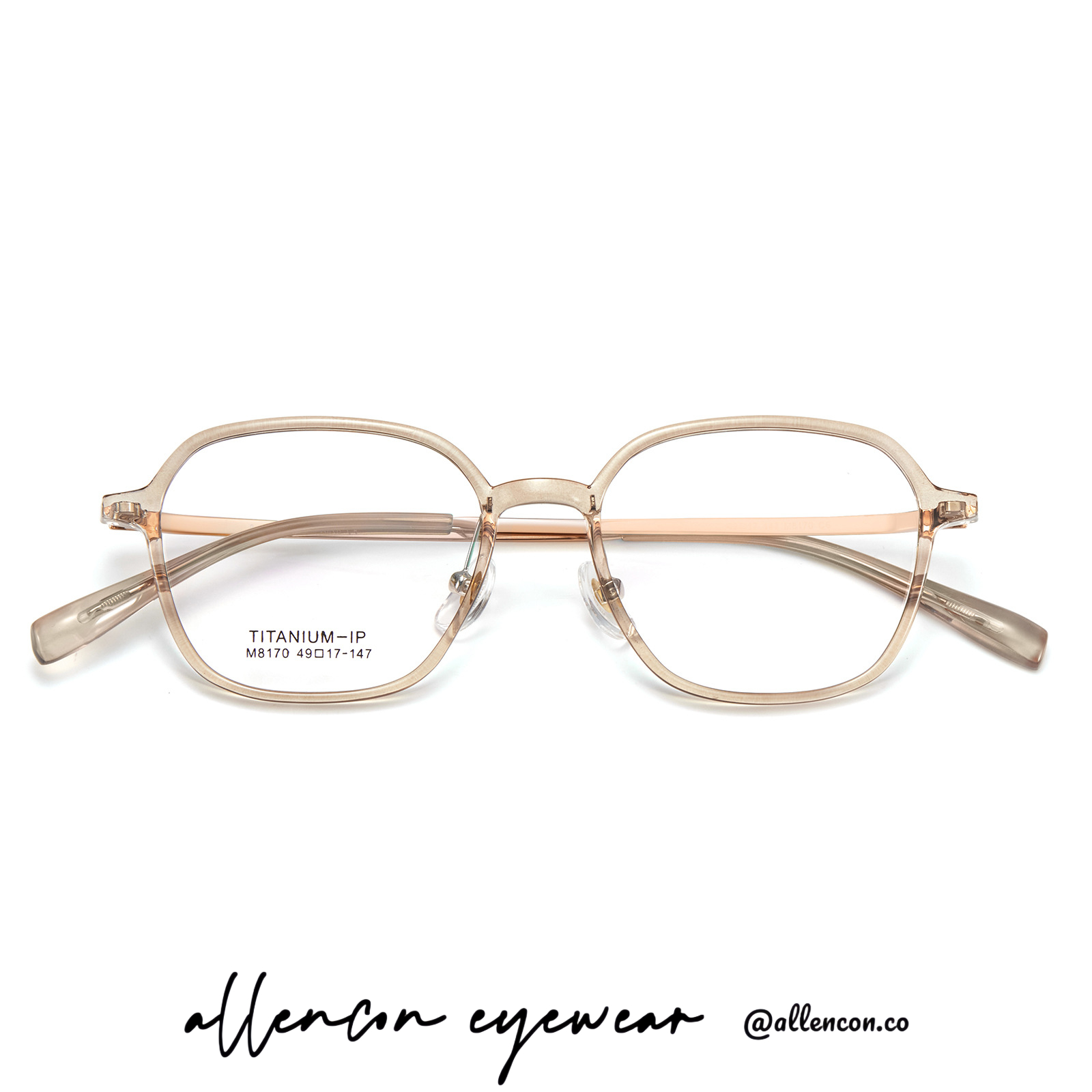 修颜方框丨出圈蜂蜜棕丨清透神仙色系丨轻至9g丨男女同款DGM8170【全球购】