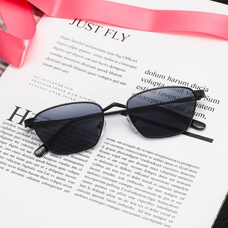 金属小框方形丨复古港风墨镜丨四色可选