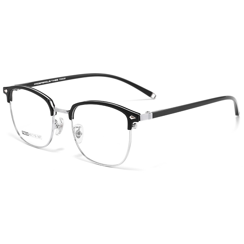 眉线半框镜 | 质感合金 | 轻弹镜腿 | 极简设计 | 颜值至上 | 男女同款