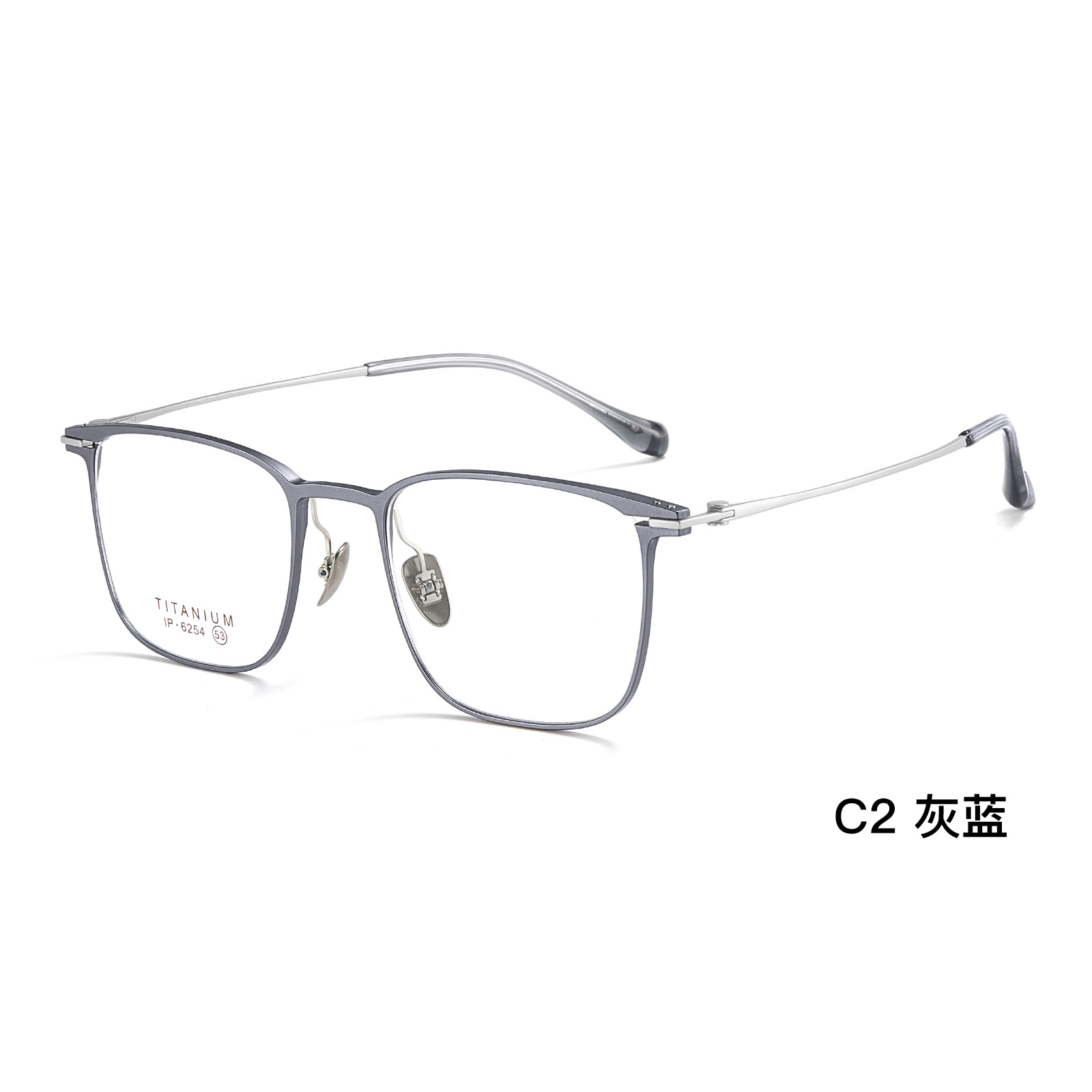 纯钛方框丨质感商务丨超轻羽感丨陶瓷鼻托丨适配高度数丨男款DG6254【全球购】