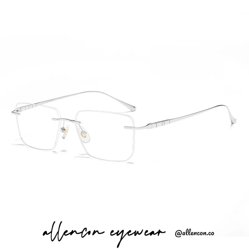 方形无框 | 半钛 |  精致显脸小 | 顺滑贴合 | 舒适不刮耳 | 女款