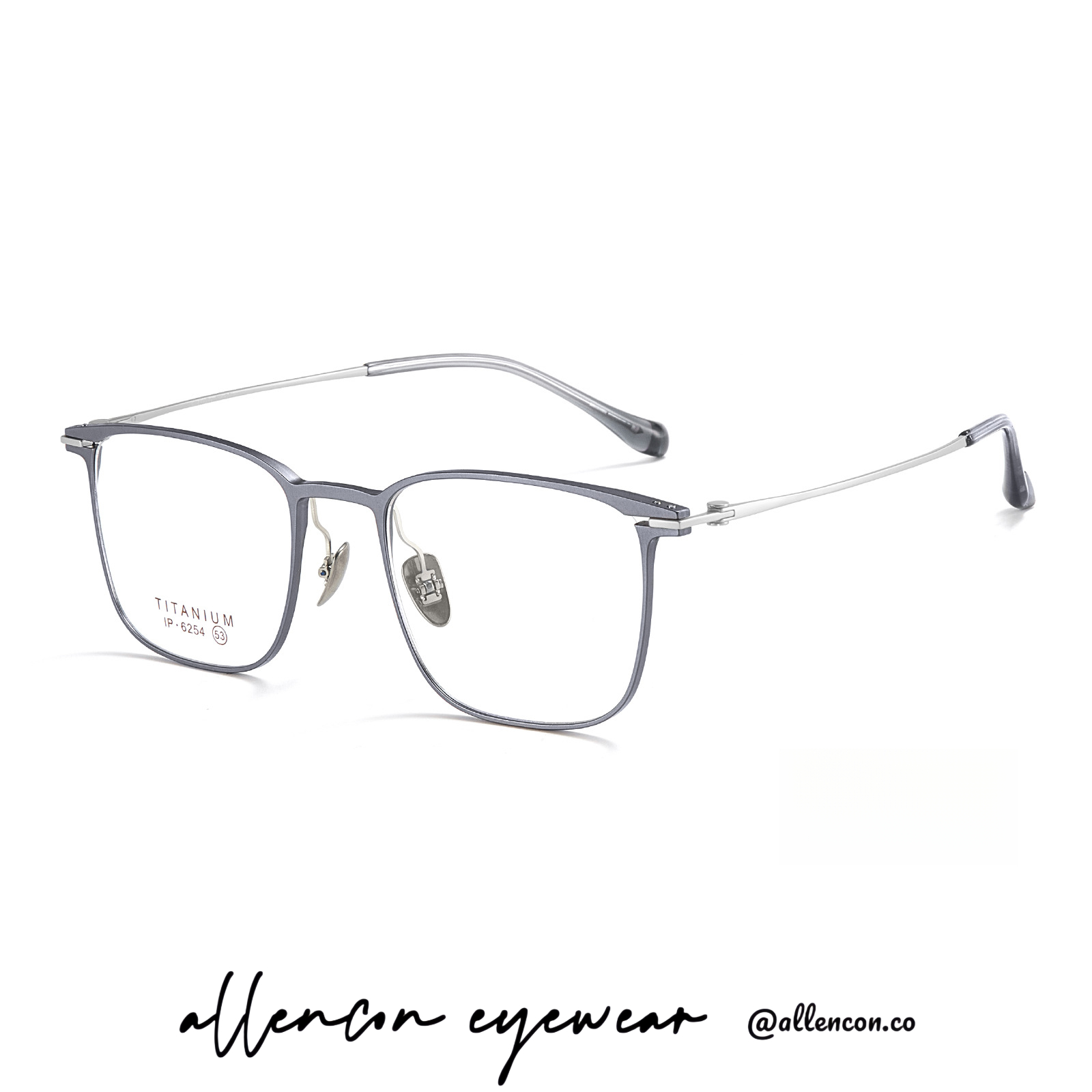 纯钛方框丨质感商务丨超轻羽感丨陶瓷鼻托丨适配高度数丨男款DG6254【全球购】