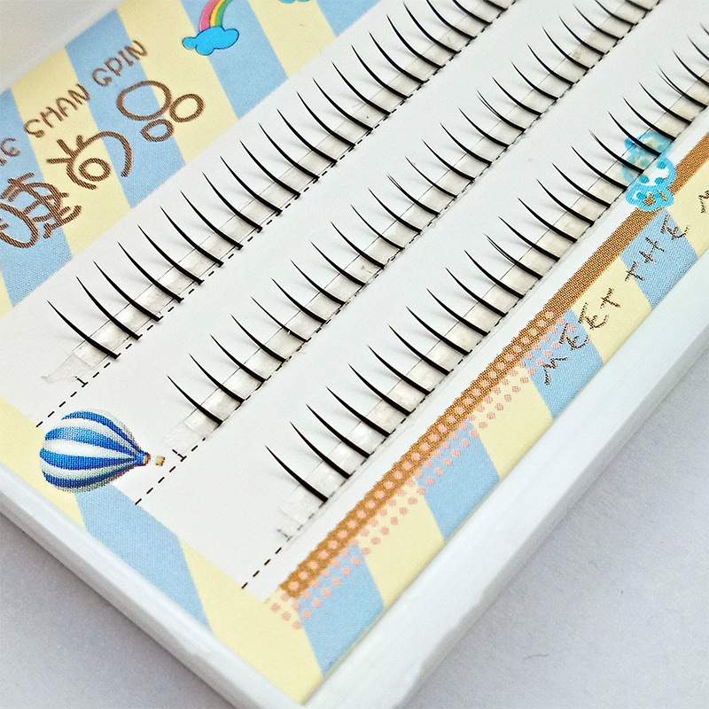 萌睫尚品假睫毛 | 非免胶 | 5mm | 短款裸妆仙子下睫毛 | 分段式