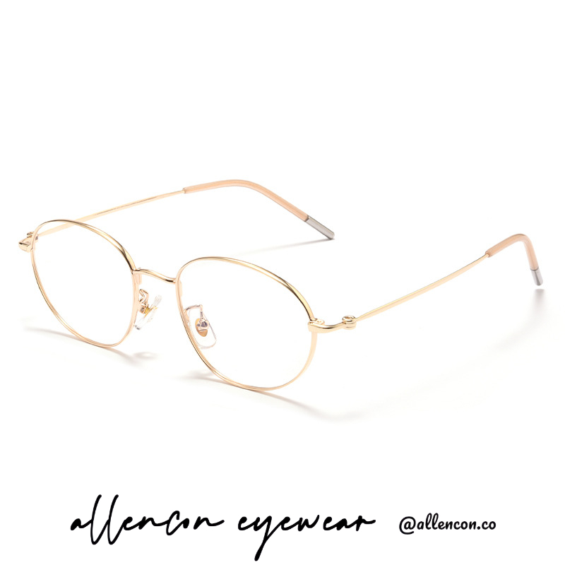 复古金丝细边椭圆框丨小红书爆款丨素颜好搭丨轻质修颜丨男女同款