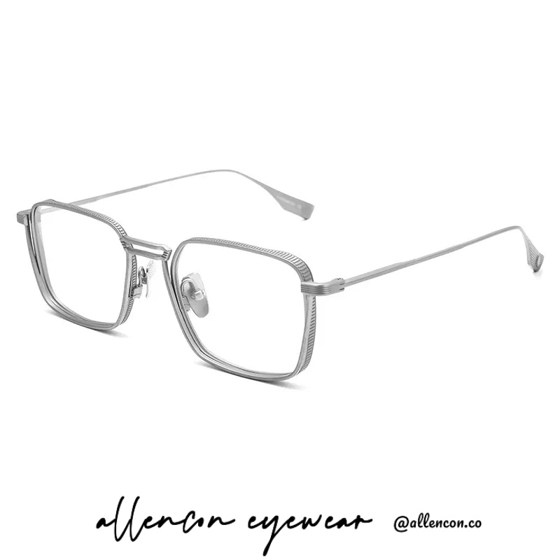 纯钛方框丨大框显脸小丨宽边设计丨高度数推荐丨男款