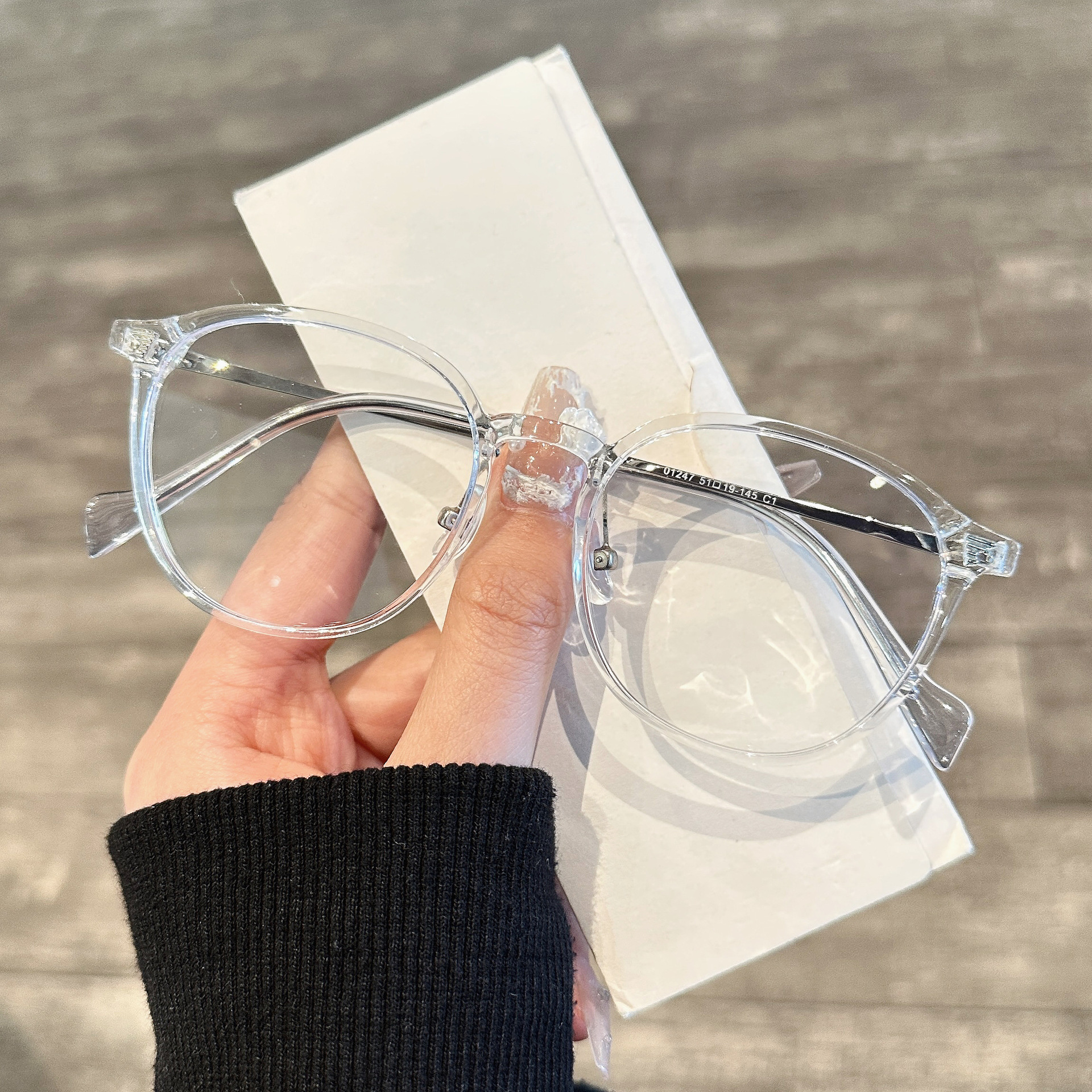 -29-圆框冷茶色 | 素颜早八款 | 一眼锁住 | 柔韧合金腿 | 男女同款 