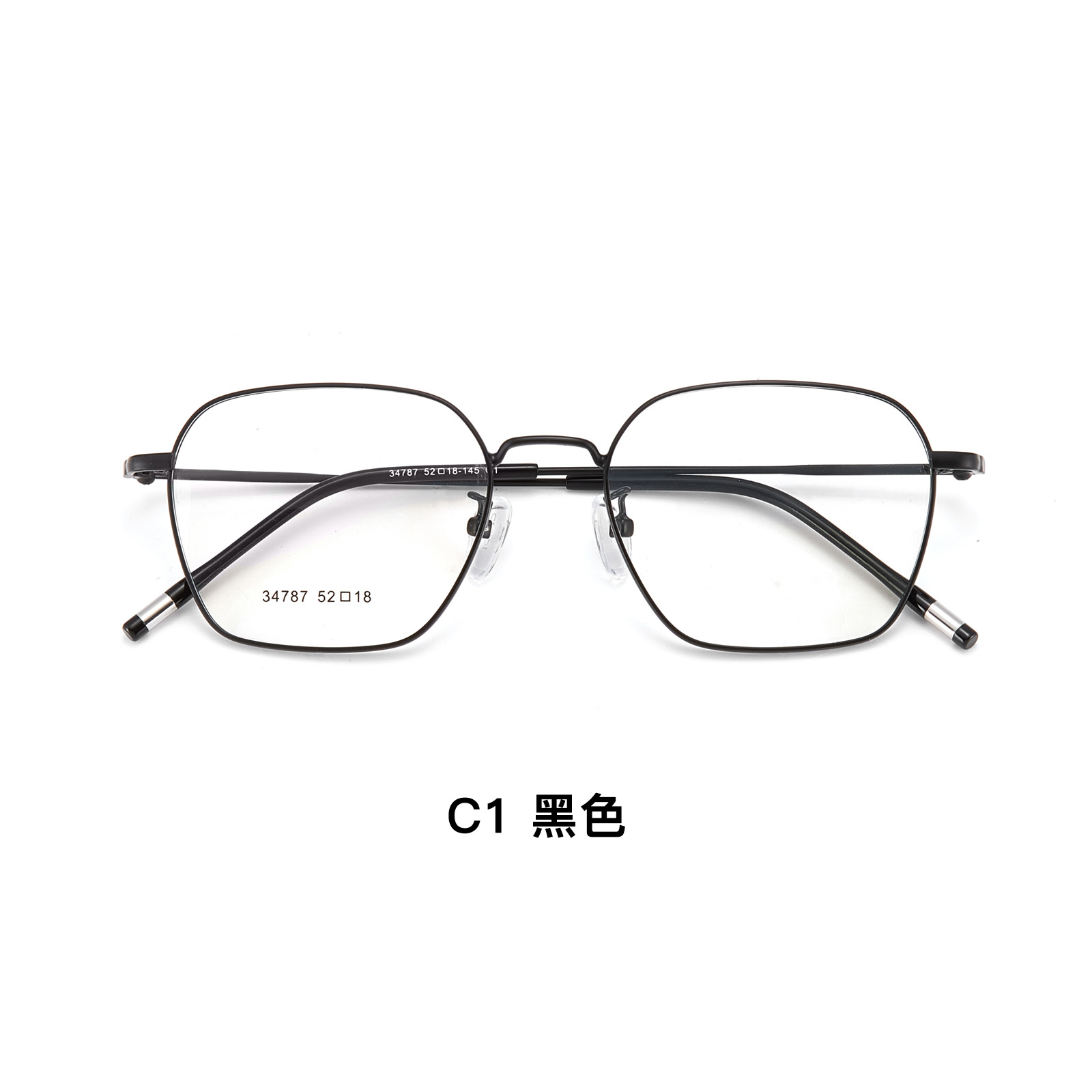 合金多边型框丨VOSS款机械风丨多边复古金属框丨轻弹镜腿不夹脸丨男女同款DG34787【全球购】