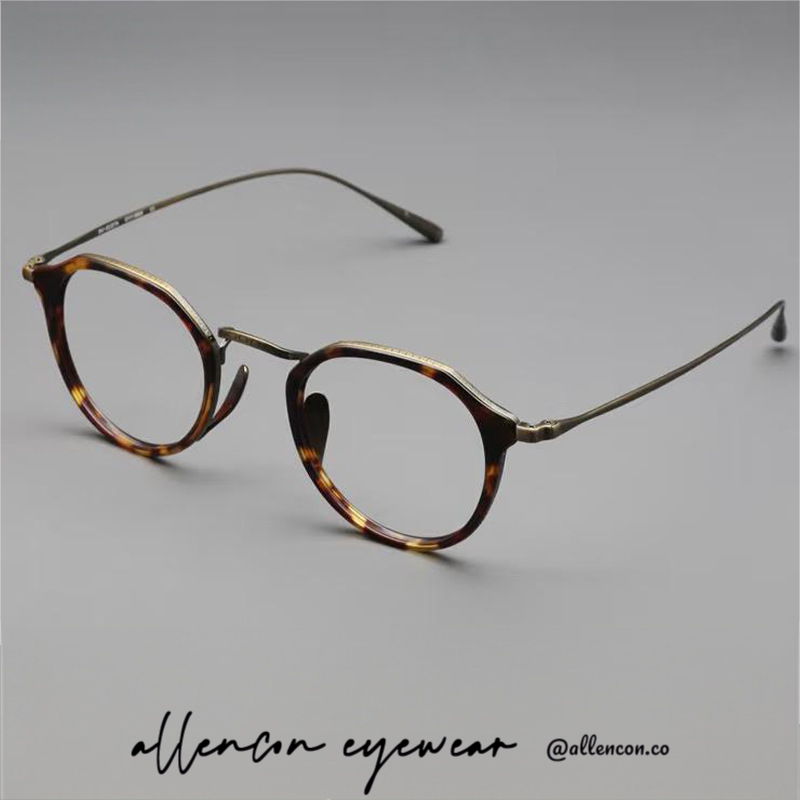 纯钛多边框丨设计师款丨文艺气质丨超轻仅10g丨男女同款丨KMN1113【全球购】