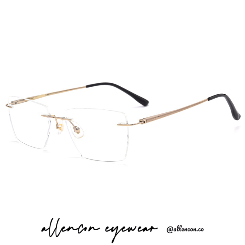 纯钛无框丨手工定制丨轻奢至简丨舒适佩戴丨男款丨bd6010z【全球购】