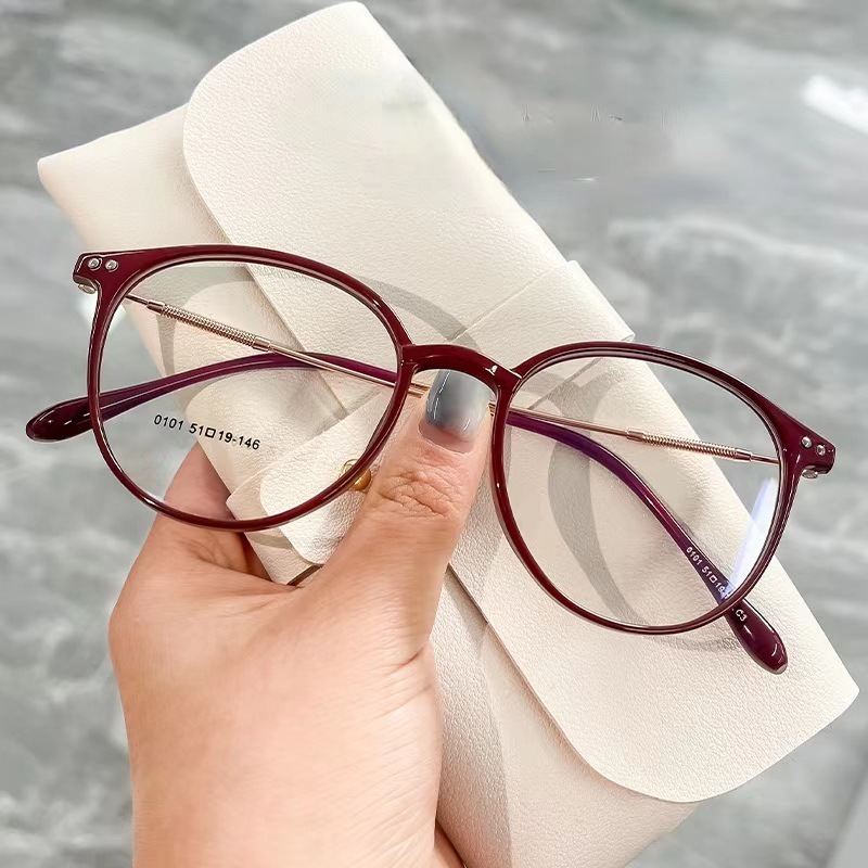 TR90圆框丨大脸显瘦丨可盐可甜丨超轻10.2g丨B0101SK【全球购】