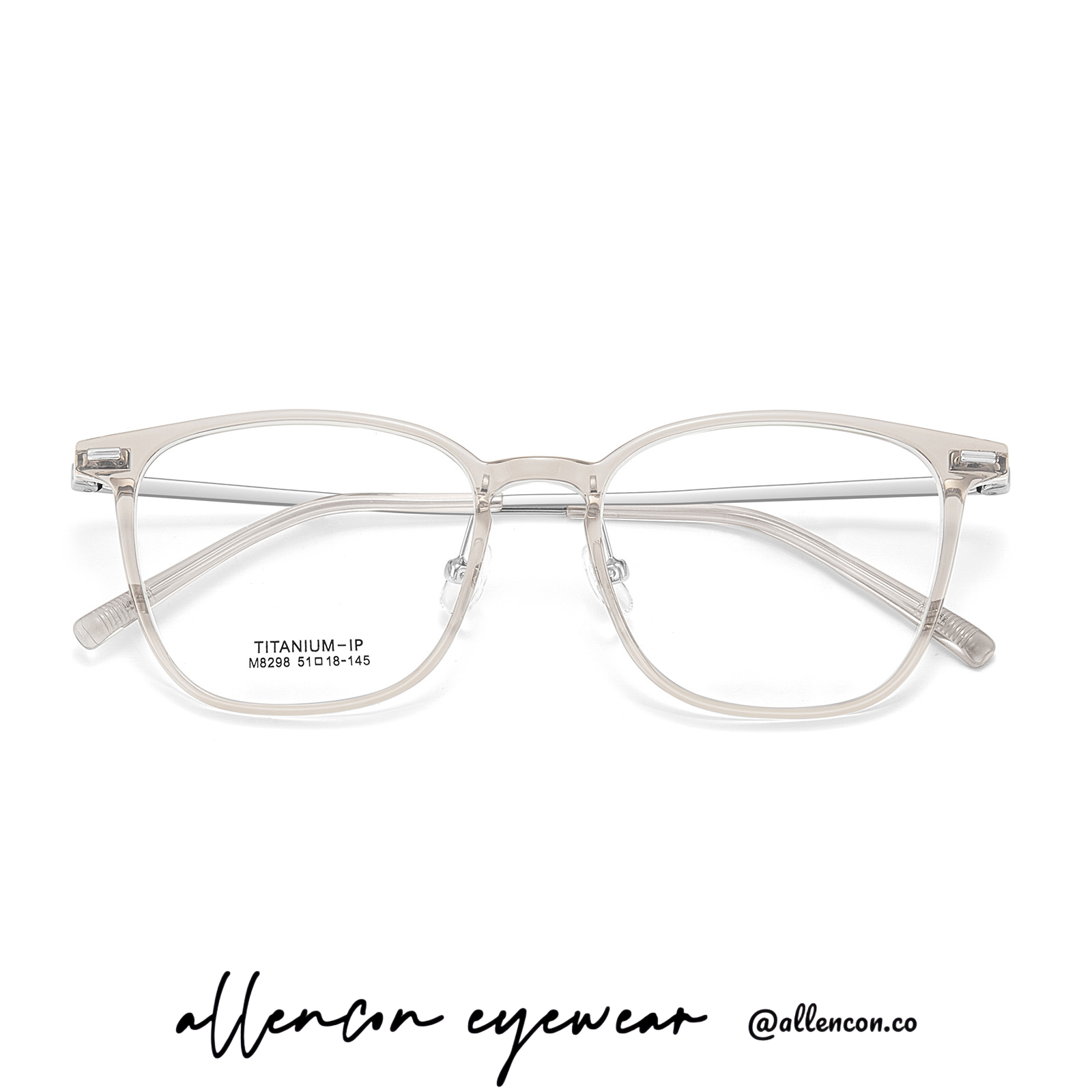 韩国羽钛方圆框丨素颜眼镜丨大脸显瘦丨男女同款DGM8298【全球购】