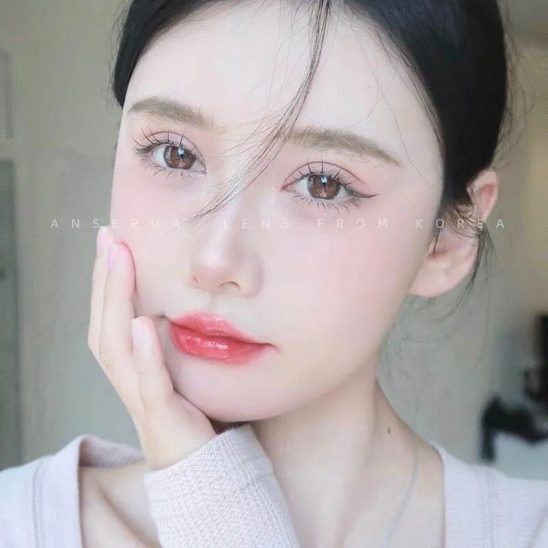 AnSerua安视彩 | 韩产年抛 | 硅水凝胶 | 荔枝气泡 | 神明少女粉 | 小玫瑰 | 14.0mm-allencon