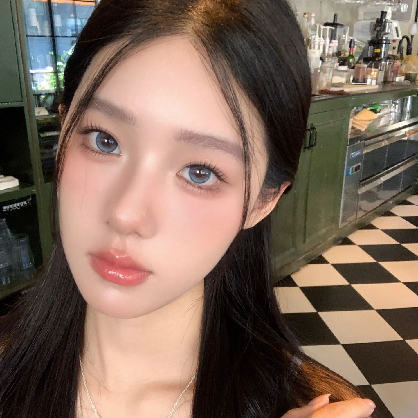 Doriscon | 韩产半年抛 | 硅水凝胶 | 蓝色系混血 | 芝士奶青 | 北海水晶 | 傲娇蓝莓 | 14.5mm-allencon