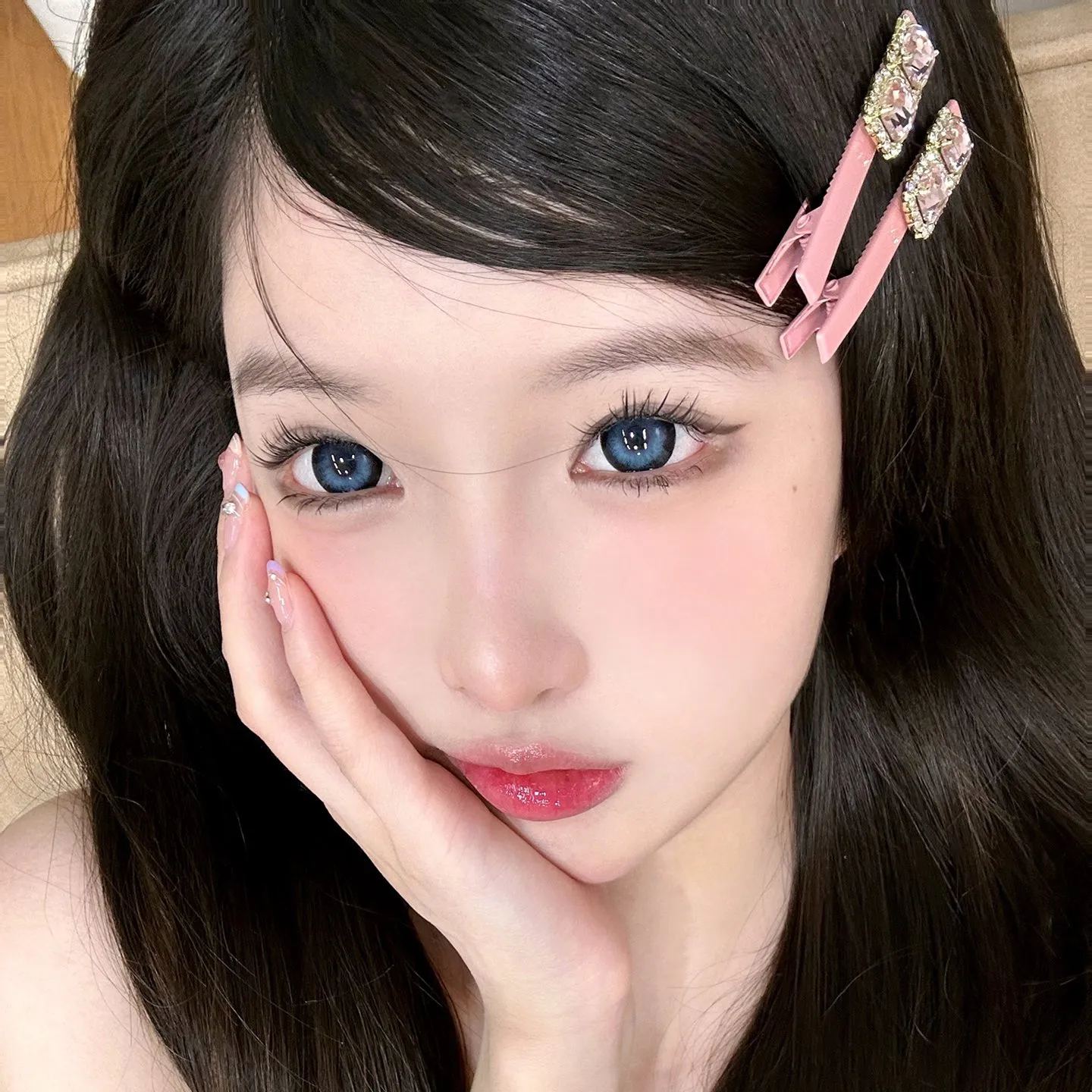 Doriscon | 韩产半年抛 | 硅水凝胶 | 蓝色系混血 | 芝士奶青 | 北海水晶 | 傲娇蓝莓 | 14.5mm-allencon