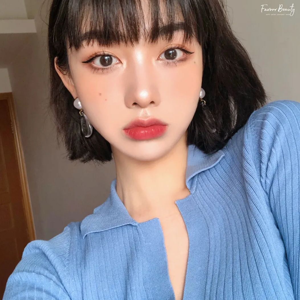 FavorrBeauty | 韩产年抛 | 硅水凝胶 | 旺仔系列 | 旺仔粉棕 | 旺仔褐 | 旺仔灰 | 旺仔蓝 | 14.0mm-allencon