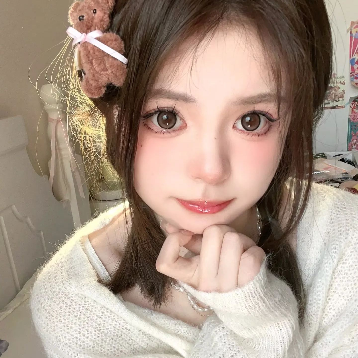 Macycon | 韩产年抛 | 硅水凝胶 | 甜美奶茶色 | 圆脸兔叽 | 奶油冰糖 | 胖橘喵 | 大眼甜心 | 百利甜酒 | 葵娜巧巧 | 葵娜可可 | 14.5mm-allencon