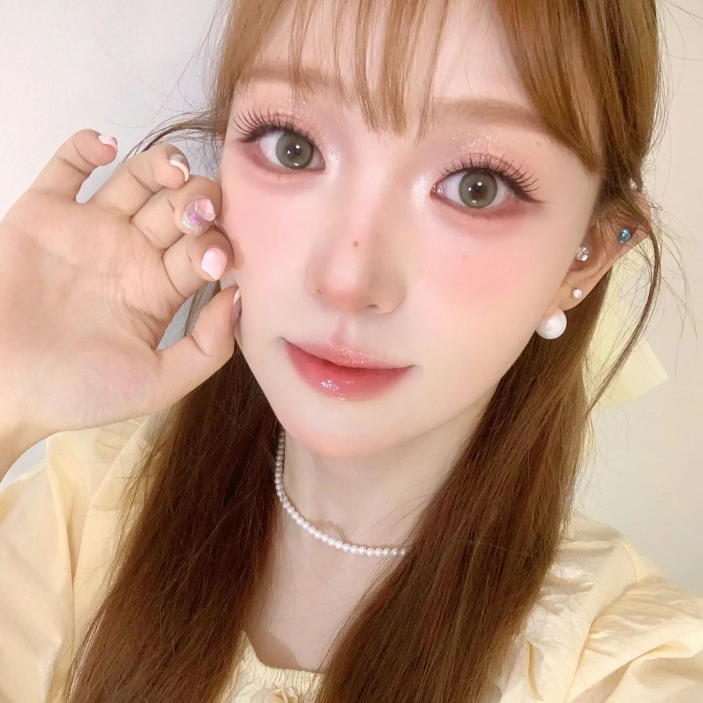 Leenscolor | 韩产日抛 | 水凝胶 | 韩系棕绿 | 小梨糕 | 14.0mm丨10片装-AllenCon Since2017@UK