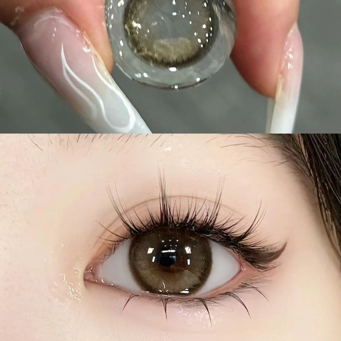 Leenscolor | 韩产日抛 | 水凝胶 | 治愈茶色 | 黄昏以后 | 14.5mm丨10片装-allencon