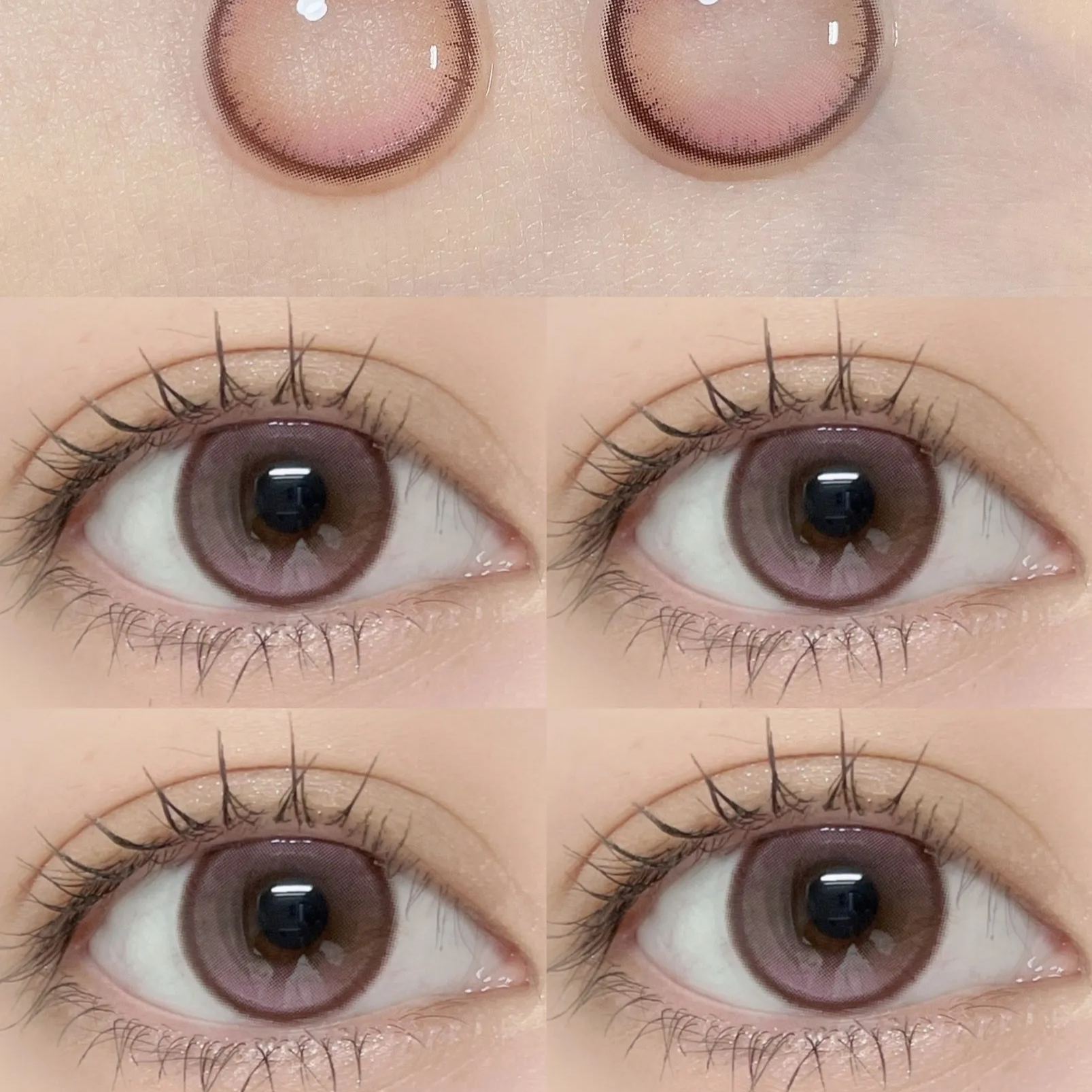 UtooCon | 国产月抛 | 非离子 | 镜面优雅绝绝紫 | 钻石猫眼紫 | 14.2mm-allencon