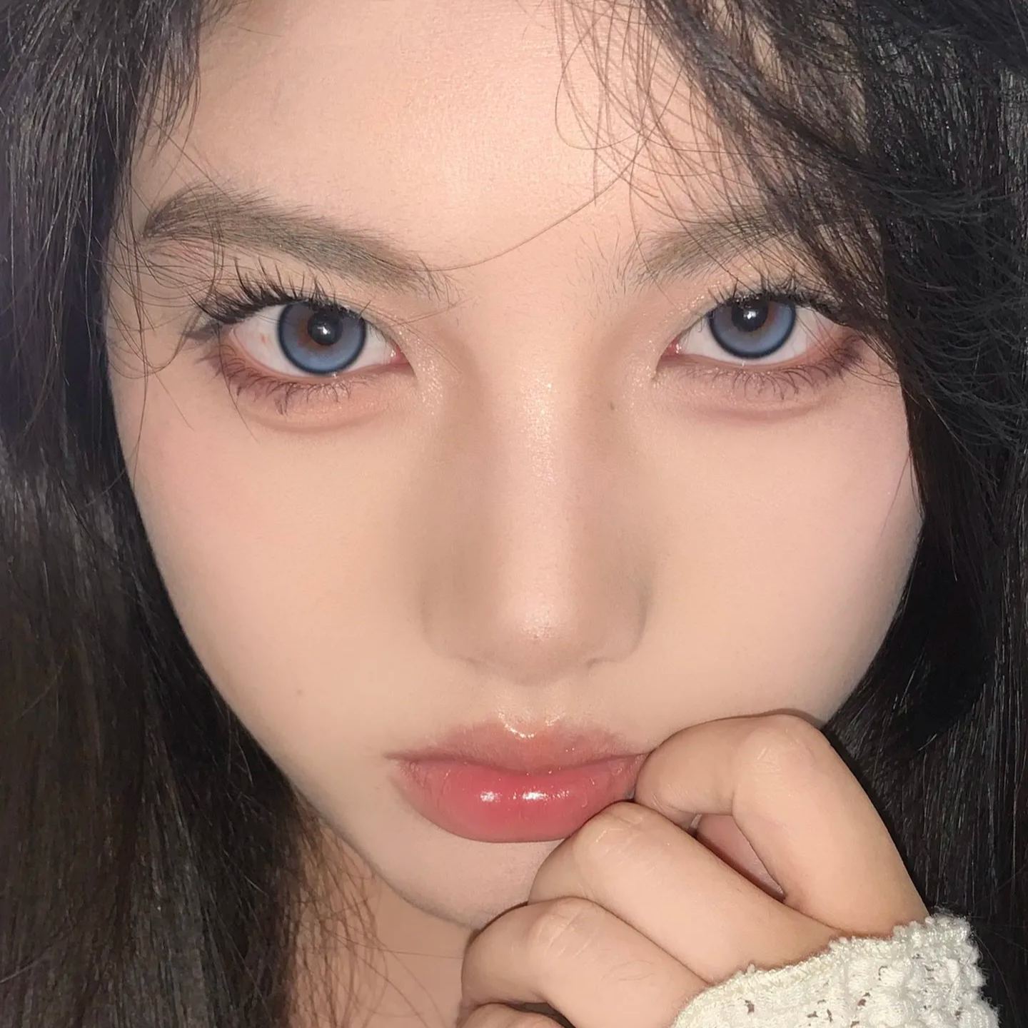 UtooCon | 国产月抛 | 非离子 | 镜面猫眼显白蓝瞳 | 钻石猫眼蓝 | 14.2mm-allencon