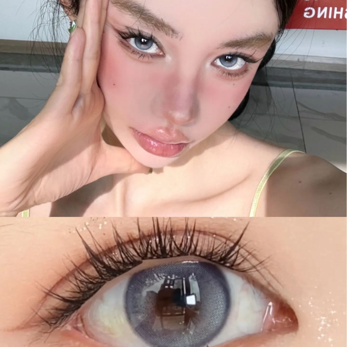 Bollycon | 韩产日抛 | 水凝胶 | 蓝紫灰三色综合 | 占星糖 | 14.2mm | 10片装-allencon