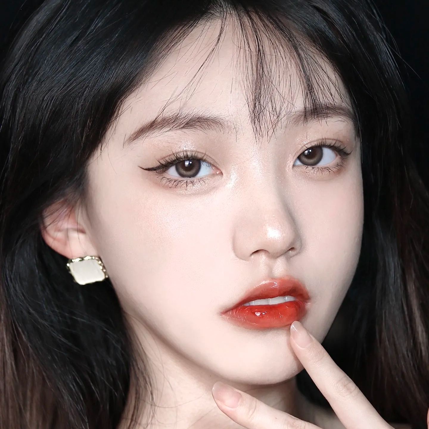 BearCon | 韩产年抛 | 硅水凝胶 | 镜面眼神光 | 爱丽丝黑 | 黑可可 | 14.2mm-allencon