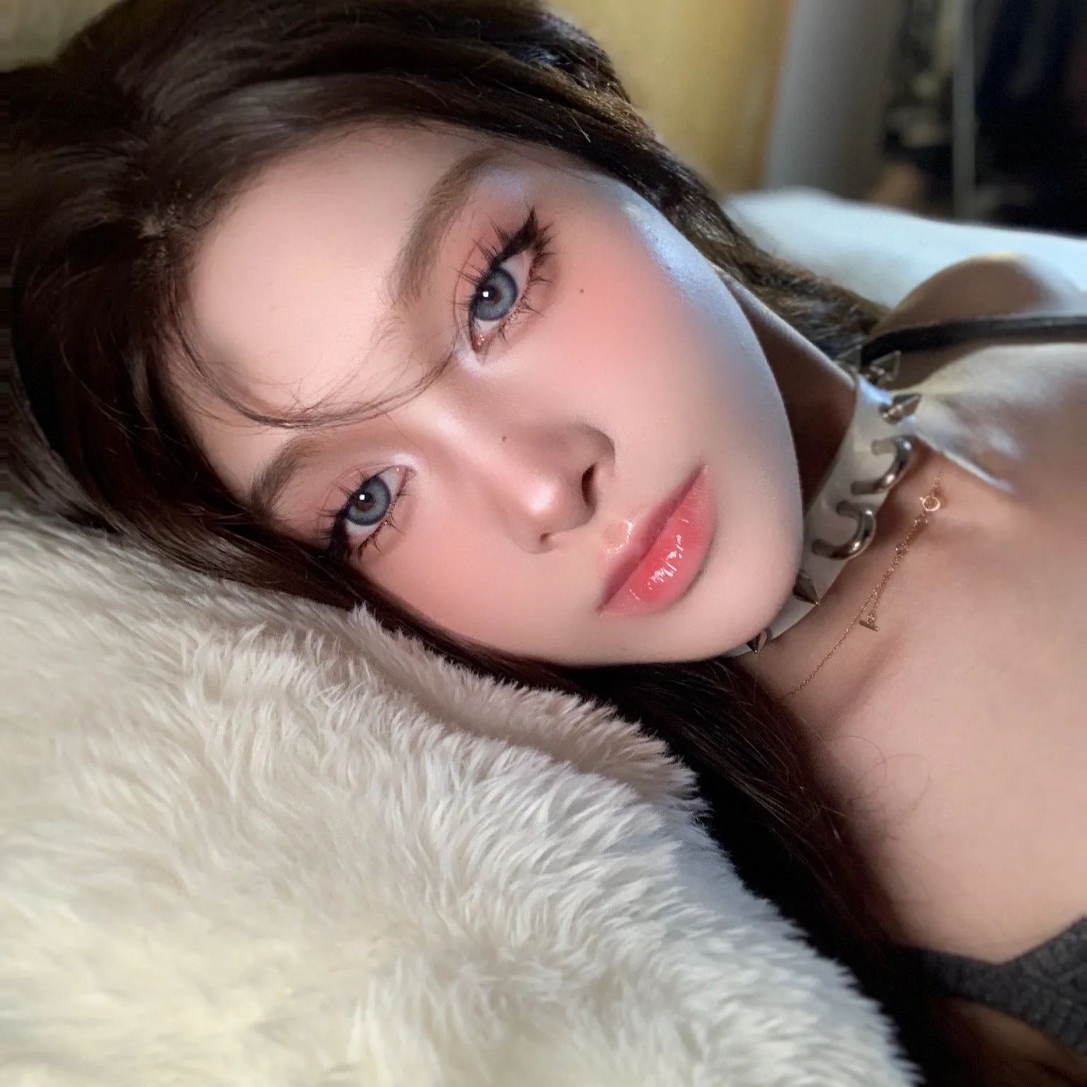 Deerbell | 韩产年抛 | 硅水凝胶 | 混血辣妹芭比 | 莫斯科蓝 | 14.5mm-allencon