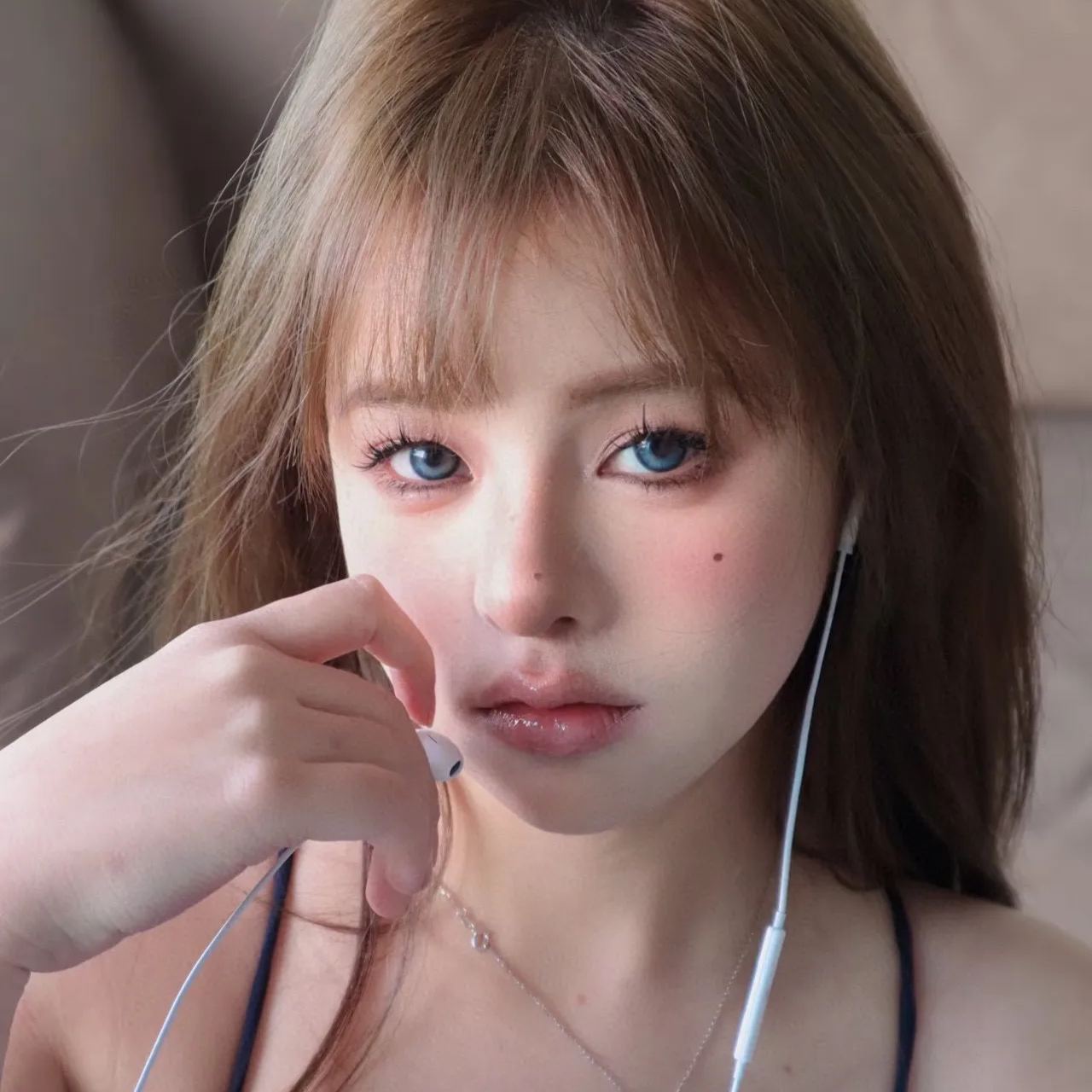 Deerbell | 韩产年抛 | 硅水凝胶 | 混血辣妹芭比 | 莫斯科蓝 | 14.5mm-allencon