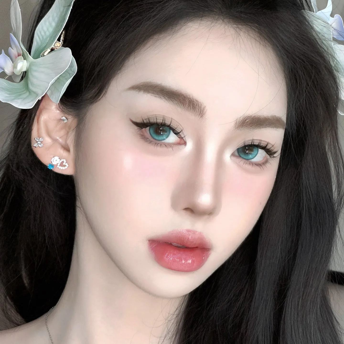 Doriscon | 韩产半年抛 | 硅水凝胶 | 冰萃蓝绿水光爆珠 | 青柑芭乐 | 14.5mm-allencon