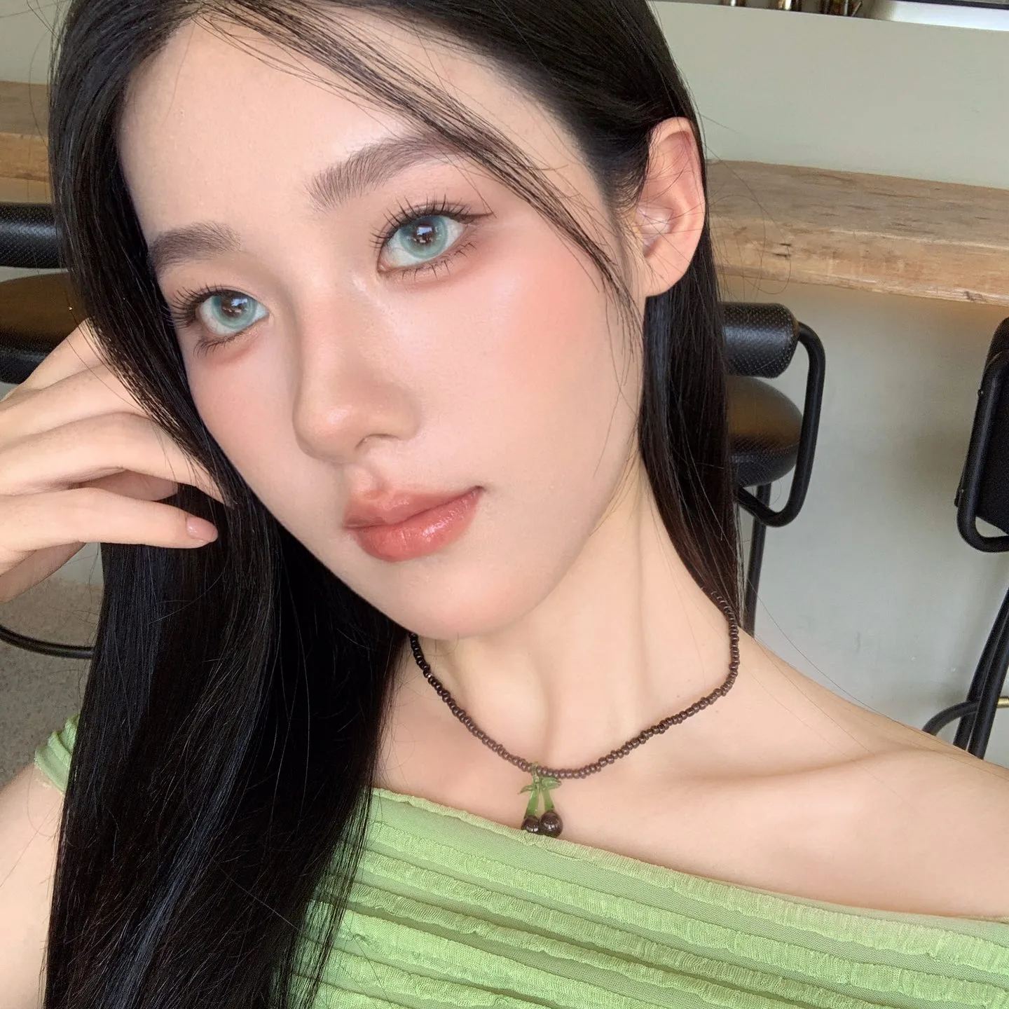 FaFaCon | 国产日抛 | 水凝胶  | 清凉感薄荷曼波 | 薄荷芭蕾 | 14.2mm | 10片装-allencon