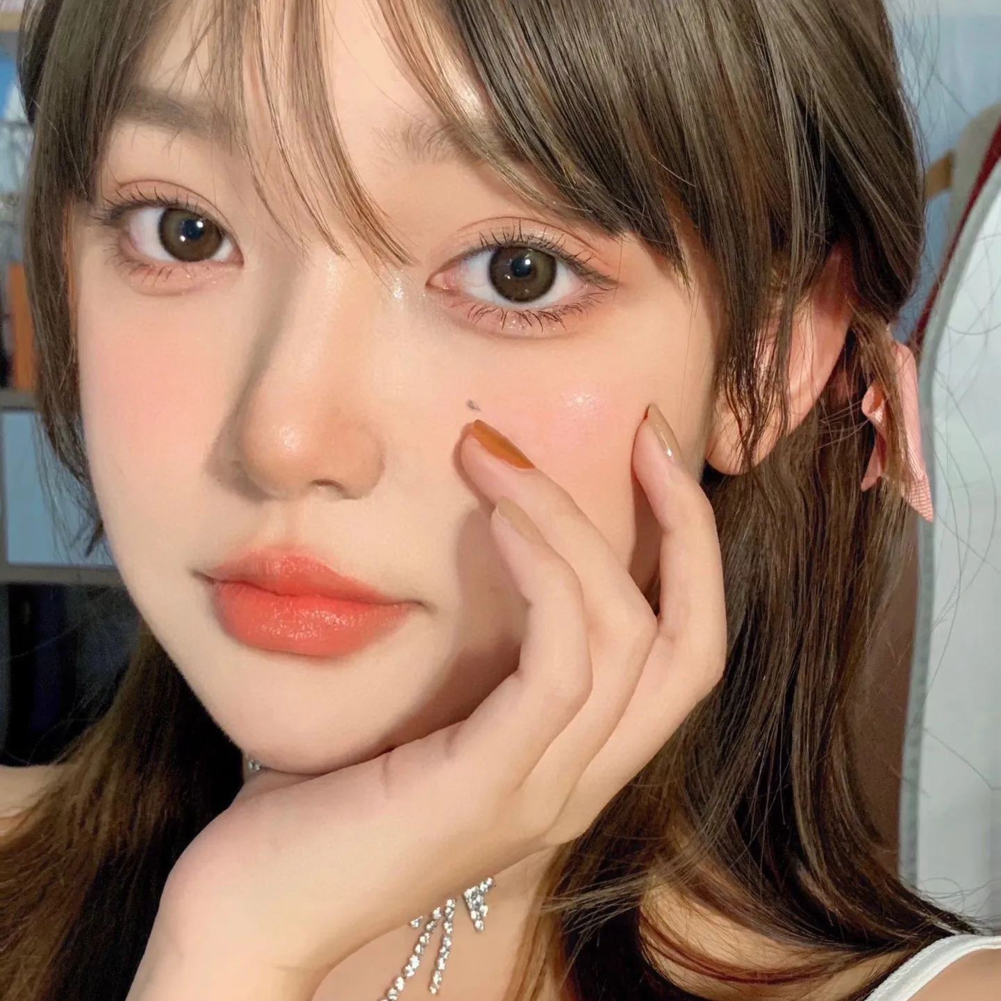 Peachcon | 韩产年抛 | 硅水凝胶  | 经典棕色系 | 美娜棕 | 奶包巧 | 奶包棕 | 冰透茶棕 | 天使雾棕 | 水晶晶棕 | 水晶晶巧 | 妮妮棕 | 娜娜米棕 | 14.2mm-AllenCon Since2017@UK