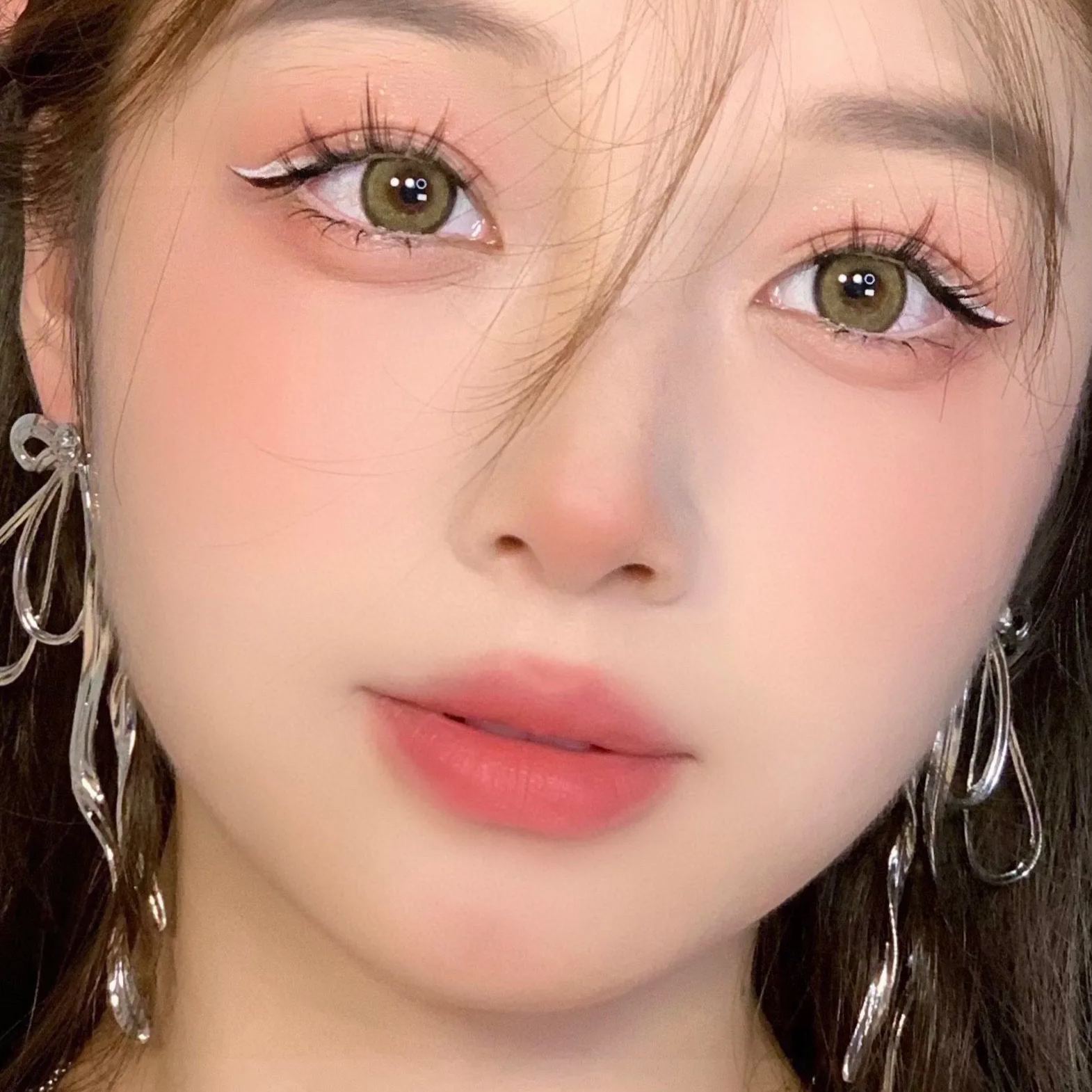 Peachcon | 韩产年抛 | 硅水凝胶  | 经典棕色系 | 美娜棕 | 奶包巧 | 奶包棕 | 冰透茶棕 | 天使雾棕 | 水晶晶棕 | 水晶晶巧 | 妮妮棕 | 娜娜米棕 | 14.2mm-AllenCon Since2017@UK