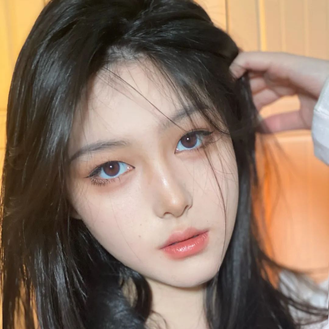 Truecon | 韩产年抛 | 硅水凝胶 | 安安赤棕 | 安安粉蓝 | 14.0mm-allencon