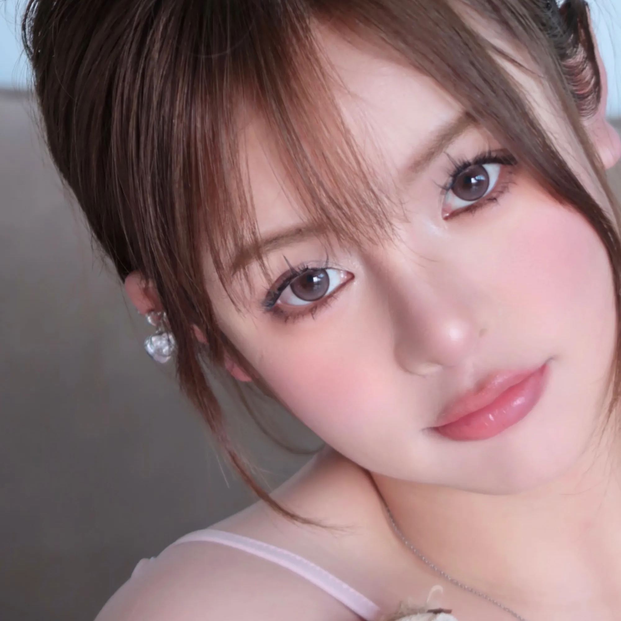 LuluAlice | 国产半年抛 | 水凝胶 | 无锁边梦中情瞳 | 乳粉棕 | 纯情狗狗 | 小鹿环 | 14.3mm -allencon