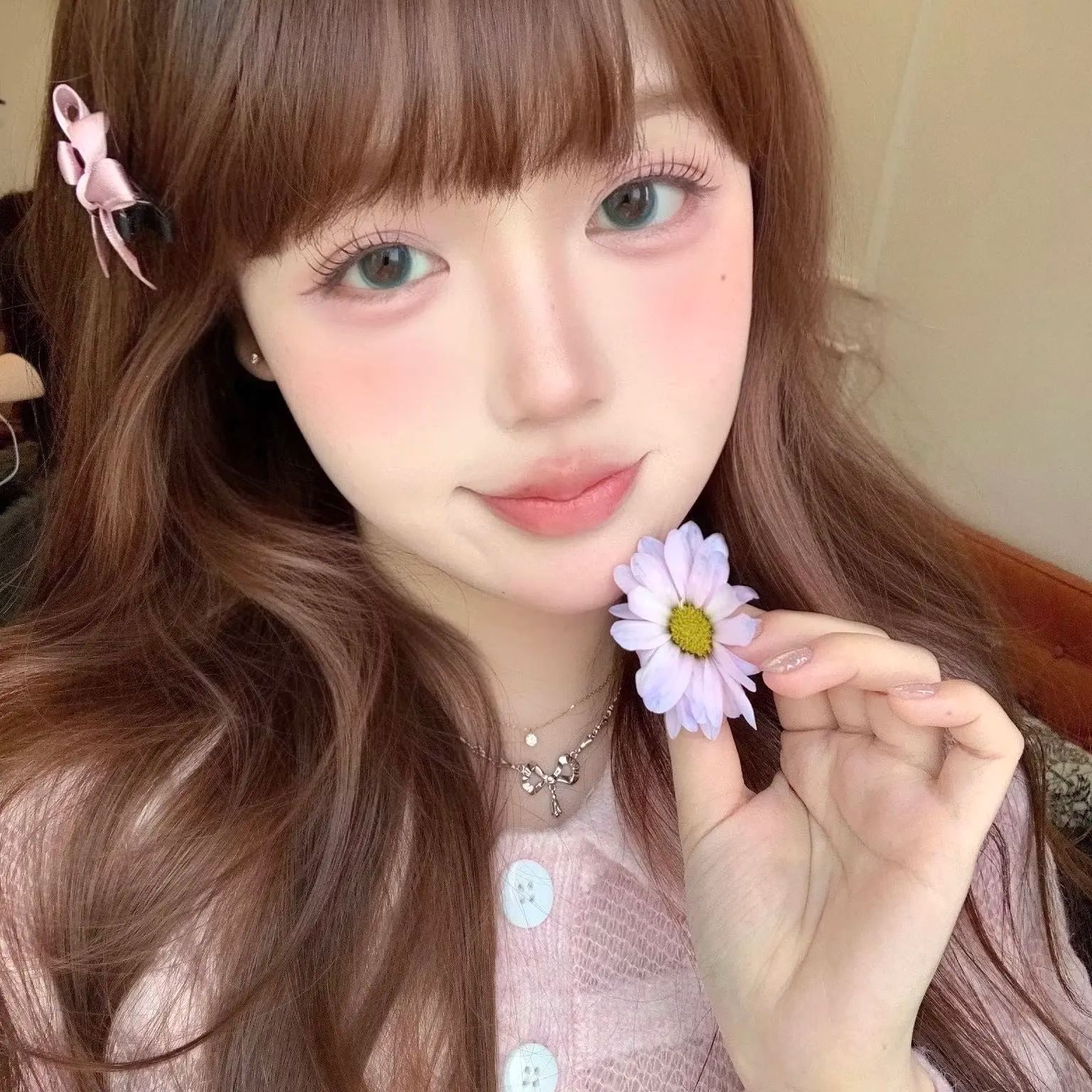 MimiPark | 国产月抛 | 非离子  | 水漾青茶色 | 南风序 |  薄荷种子 | 14.2mm-allencon